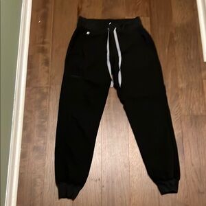 Figs Small Black Zamora Jogger Pants